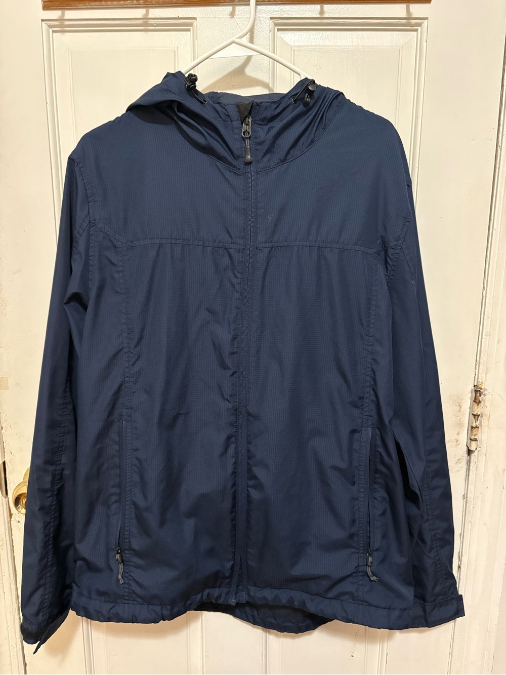 ZeroXposur Men's Navy Hooded Windbreaker Jacket